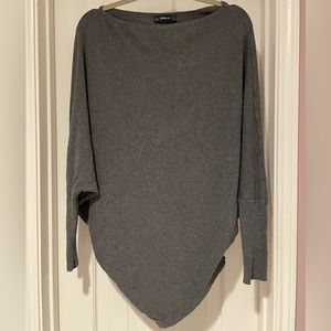 ZARA asymmetrical batwing sweater, small